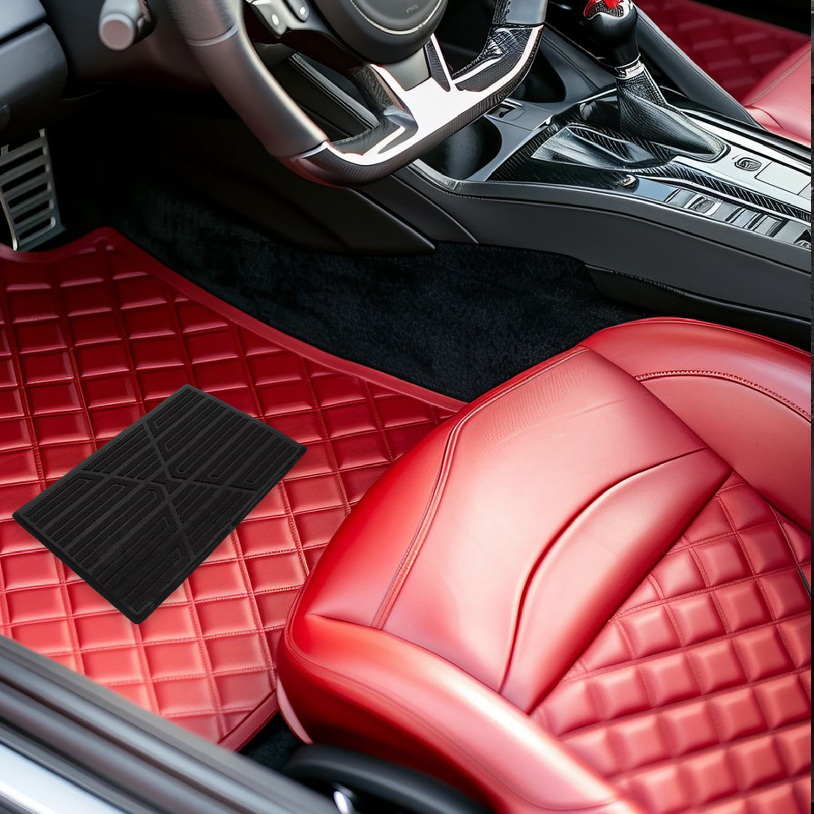 Car Floor Mat - Усиленная резиновая защитная накладка для ремонта