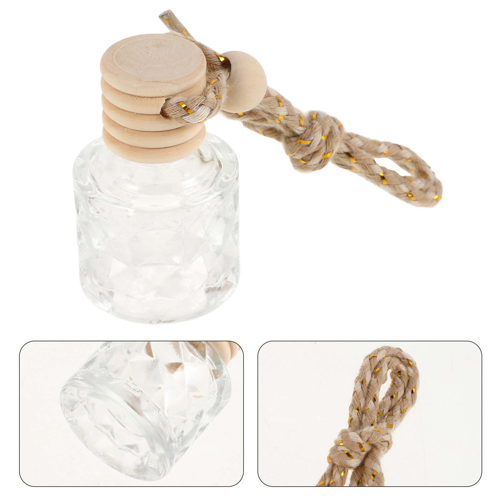 Car Air Freshener - 2 шт. стеклянные флаконы для эфирных