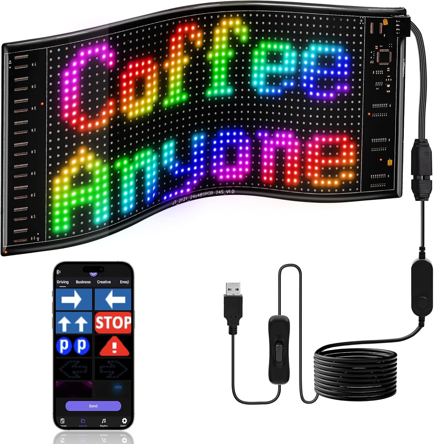 Светодиодная матричная пиксель – обзор и цена Car Led Light